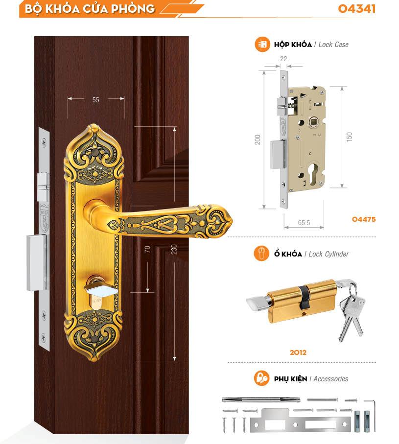 KHÓA VIỆT TIỆP 04341