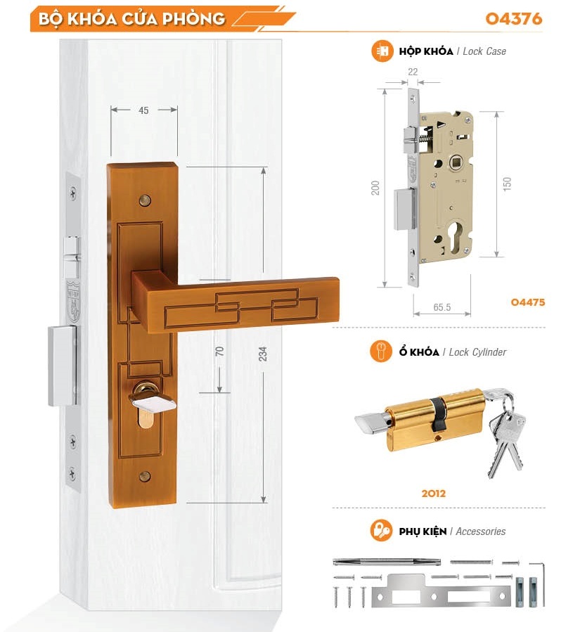 KHÓA VIỆT TIỆP 04376