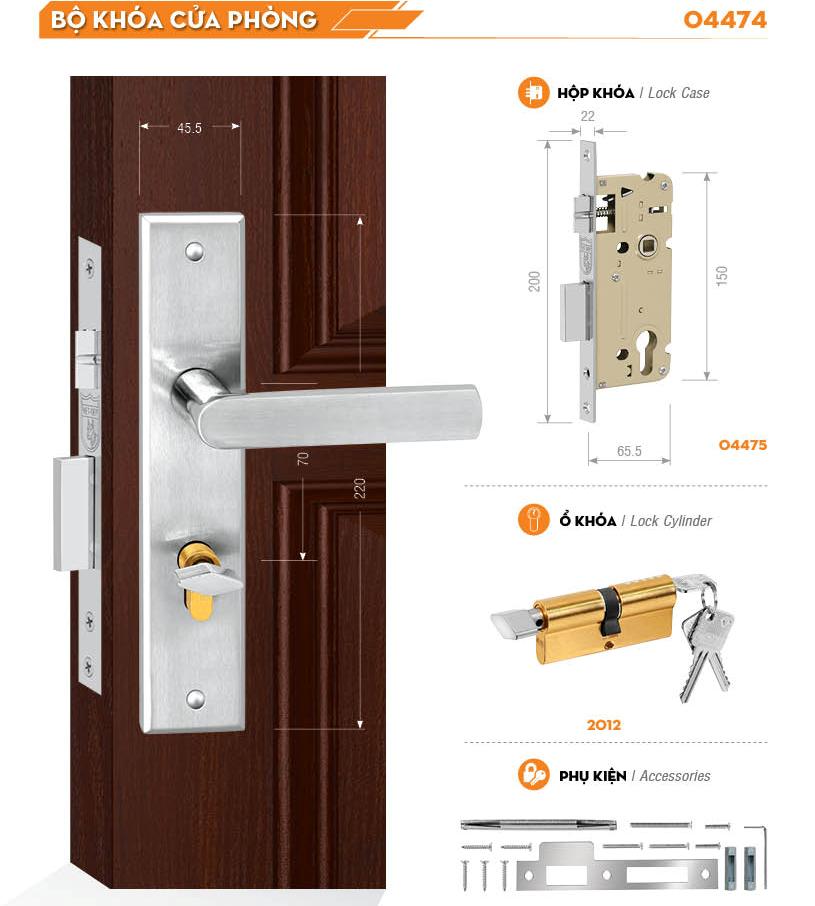 KHÓA VIỆT TIỆP 04475