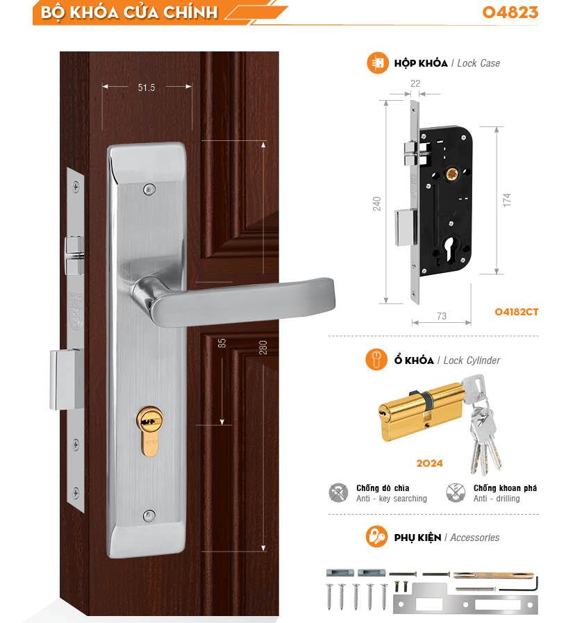 KHÓA VIỆT TIỆP 04823