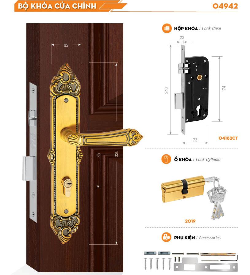 KHÓA VIỆT TIỆP 04942