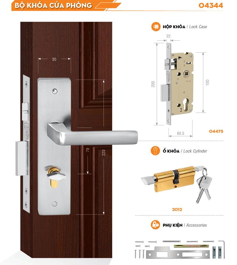 KHÓA VIỆT TIỆP 04344