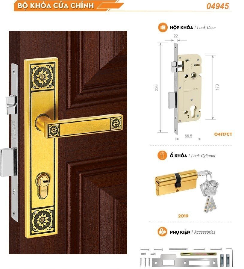 KHÓA VIỆT TIỆP 04945