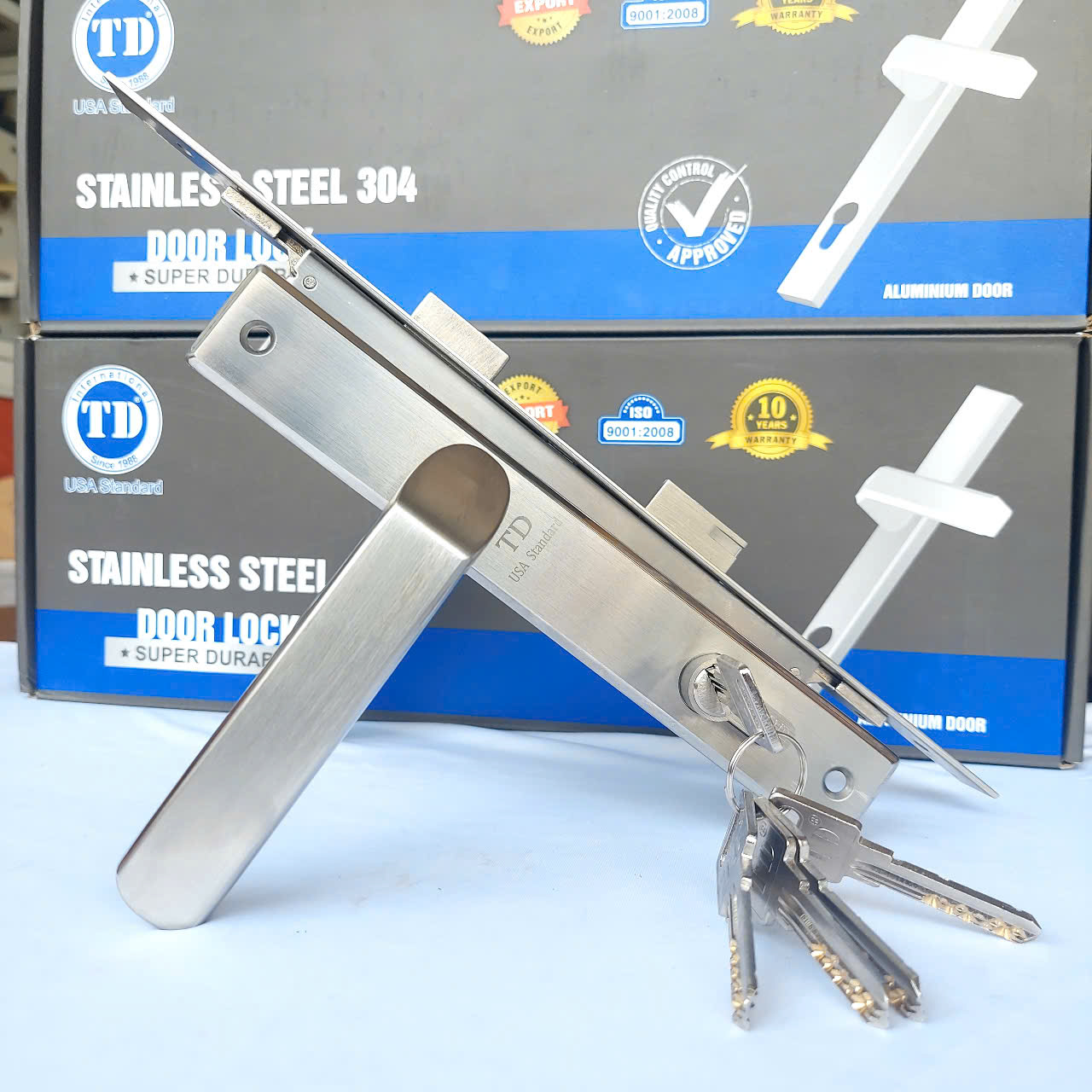 Khóa Cửa Nhôm Xingfa Inox 304